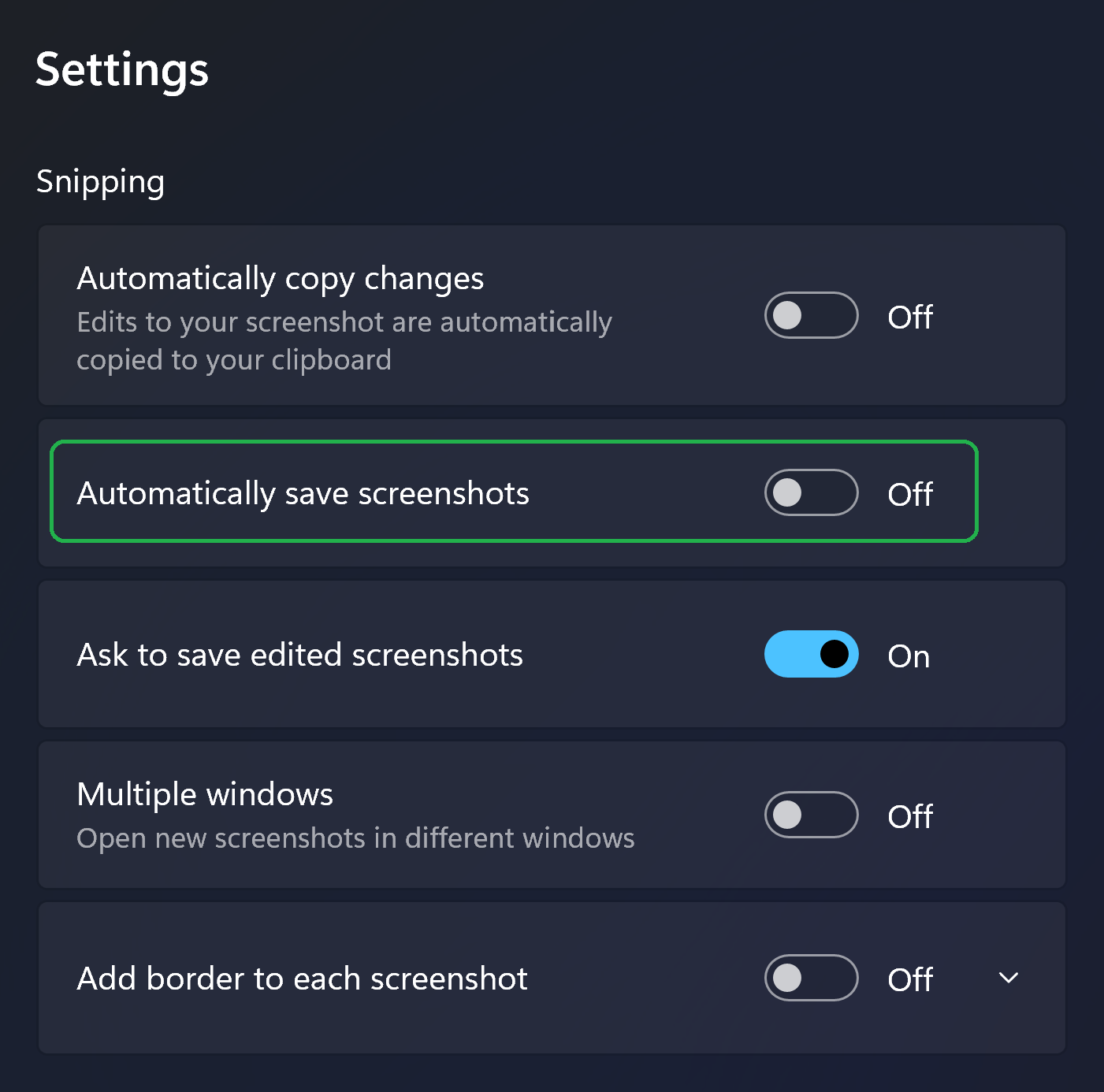 Windows 11, 2024 Snipping Tool Fix Save Location